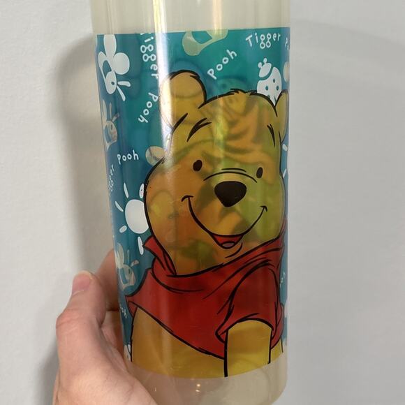 Disney Tupperware Winnie The Pooh 24 oz Tumbler Cup With Lid Tigger 3498A - Picture 3 of 9